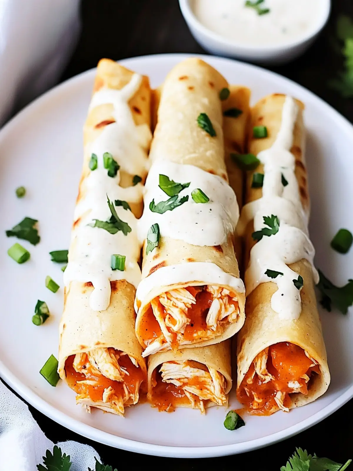 Baked Buffalo Chicken Taquitos: Your New Game Day Favorite 2 Baked Buffalo Chicken Taquitos