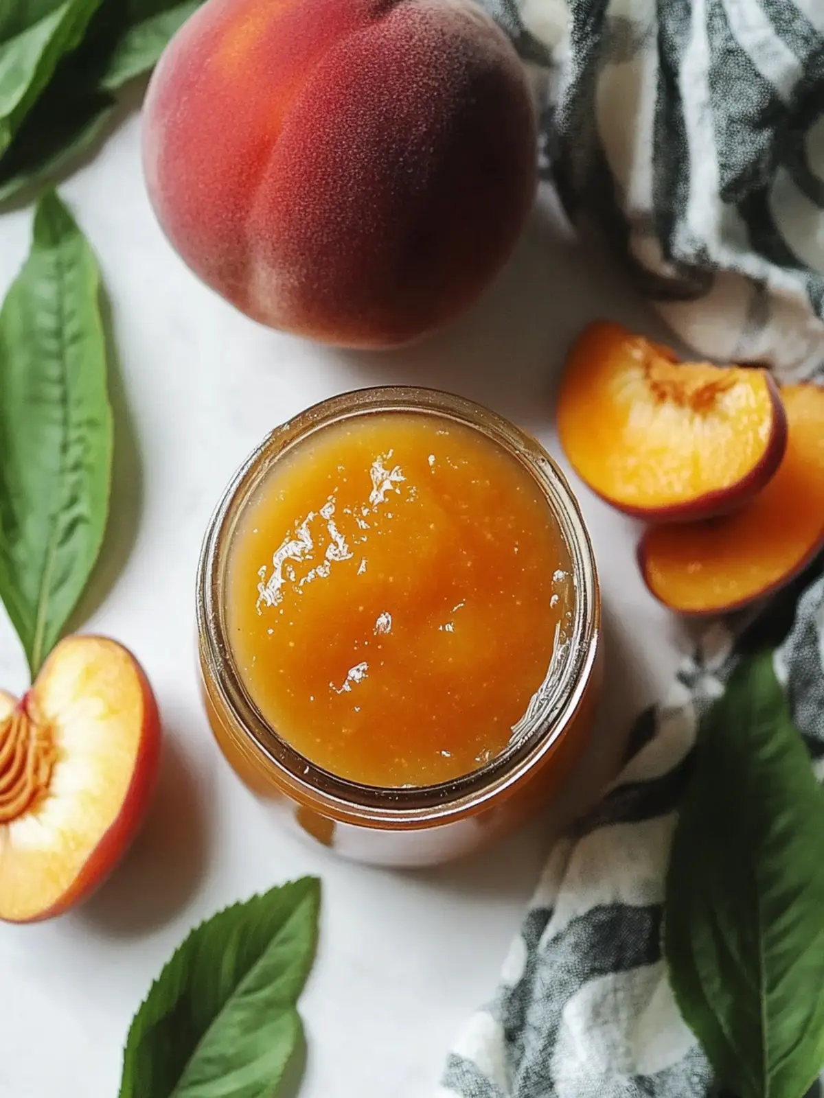 Homemade Peach Butter Delight: No Pectin, Just Pure Flavor 5 Peach Butter