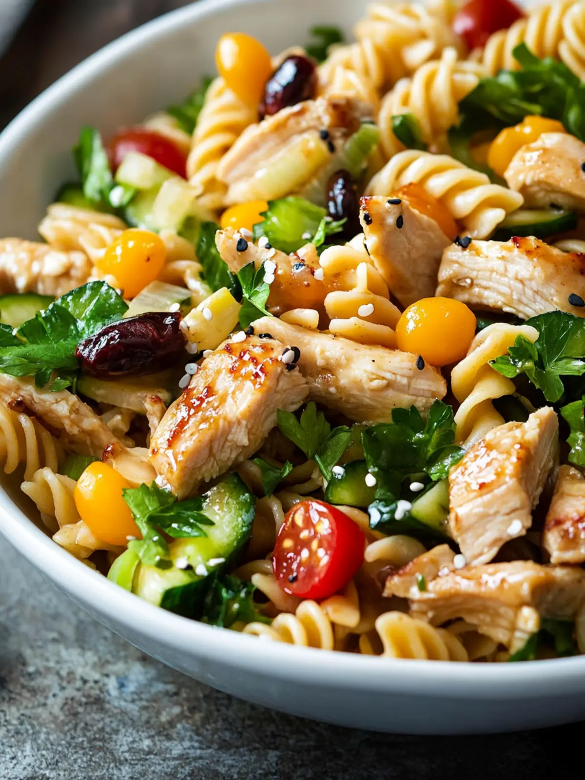 Savor Summer with Teriyaki Chicken Pasta Salad Delight 2 Teriyaki Chicken Pasta Salad