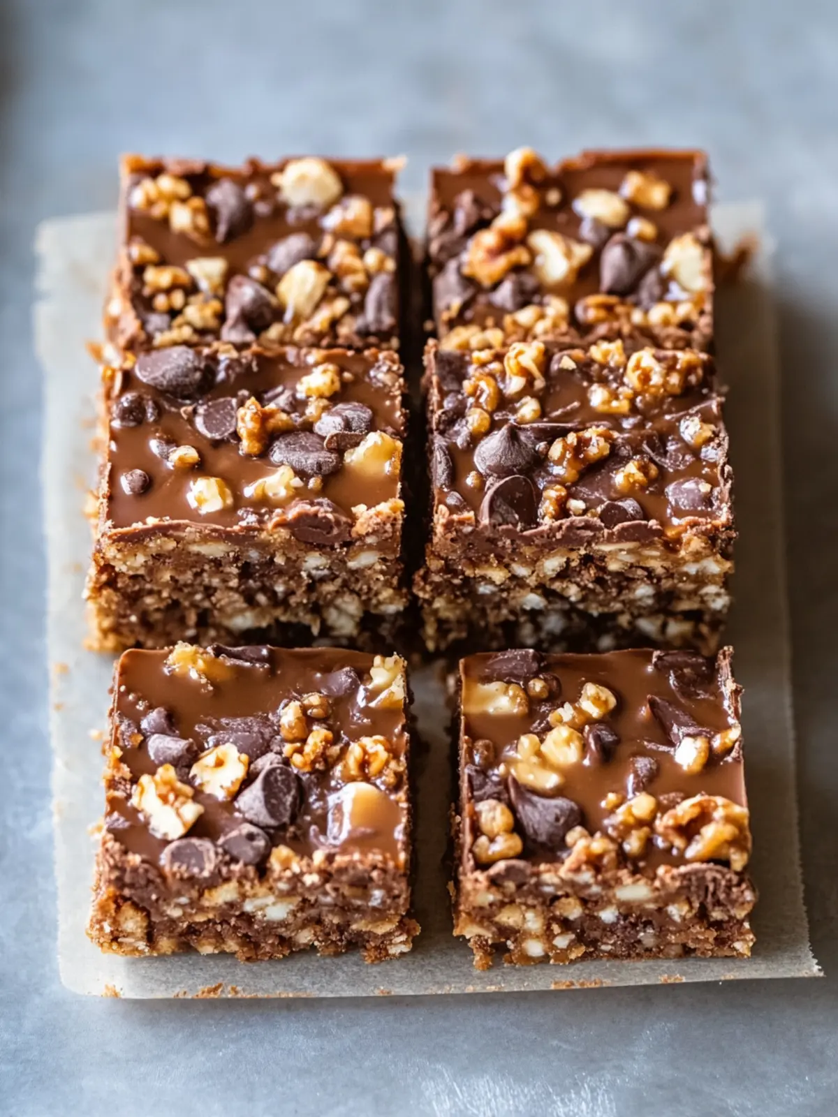 Decadent Caramel Chocolate Crunch Bars You'll Love to Share 3 Caramel Chocolate Crunch Bars