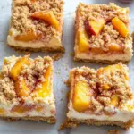 Sweet Peach Cobbler Cheesecake Bars That Steal the Show 8 Peach Cobbler Cheesecake Bars
