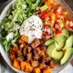 Sweet Potato Burger Bowl