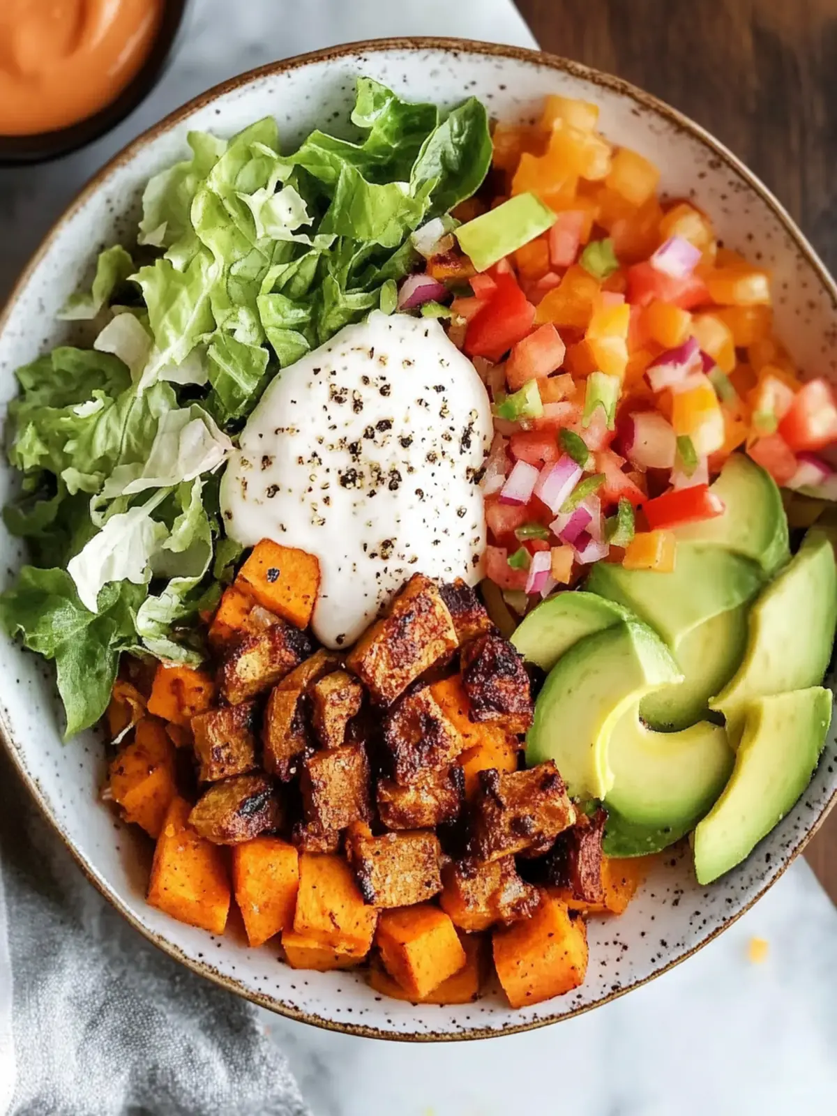 Satisfy Your Cravings with a Sweet Potato Burger Bowl 5 Sweet Potato Burger Bowl