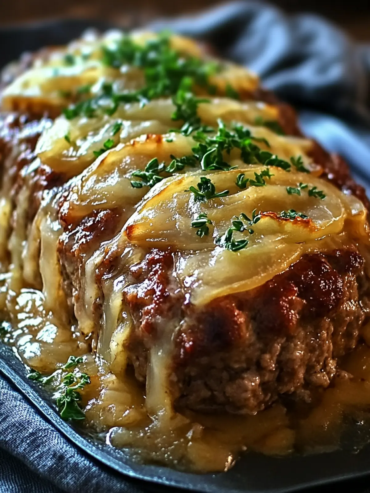 French Onion Meatloaf