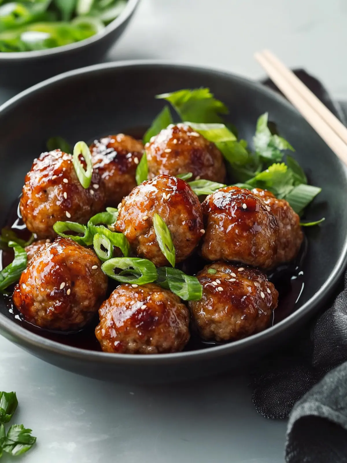 Irresistible Asian Meatballs in Sweet Hoisin Sauce Bliss 4 Asian Meatballs