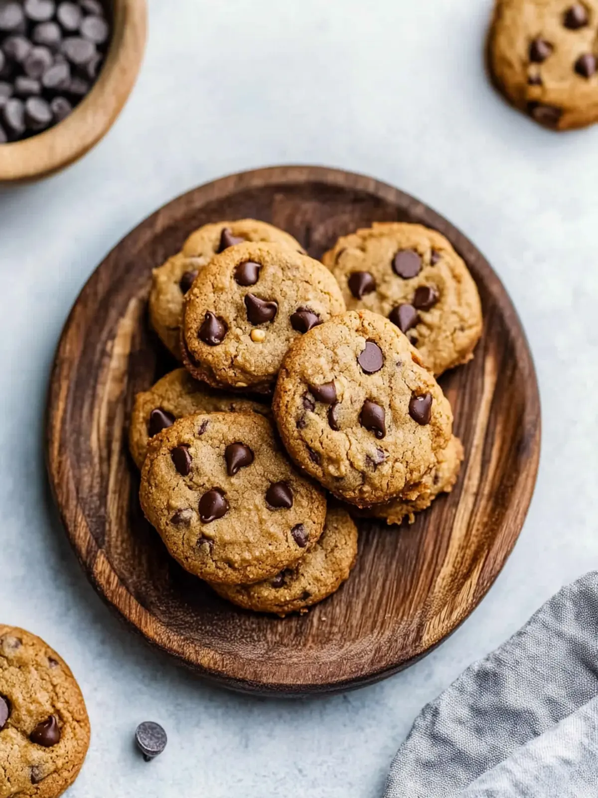 Chickpea Chocolate Chip Cookies