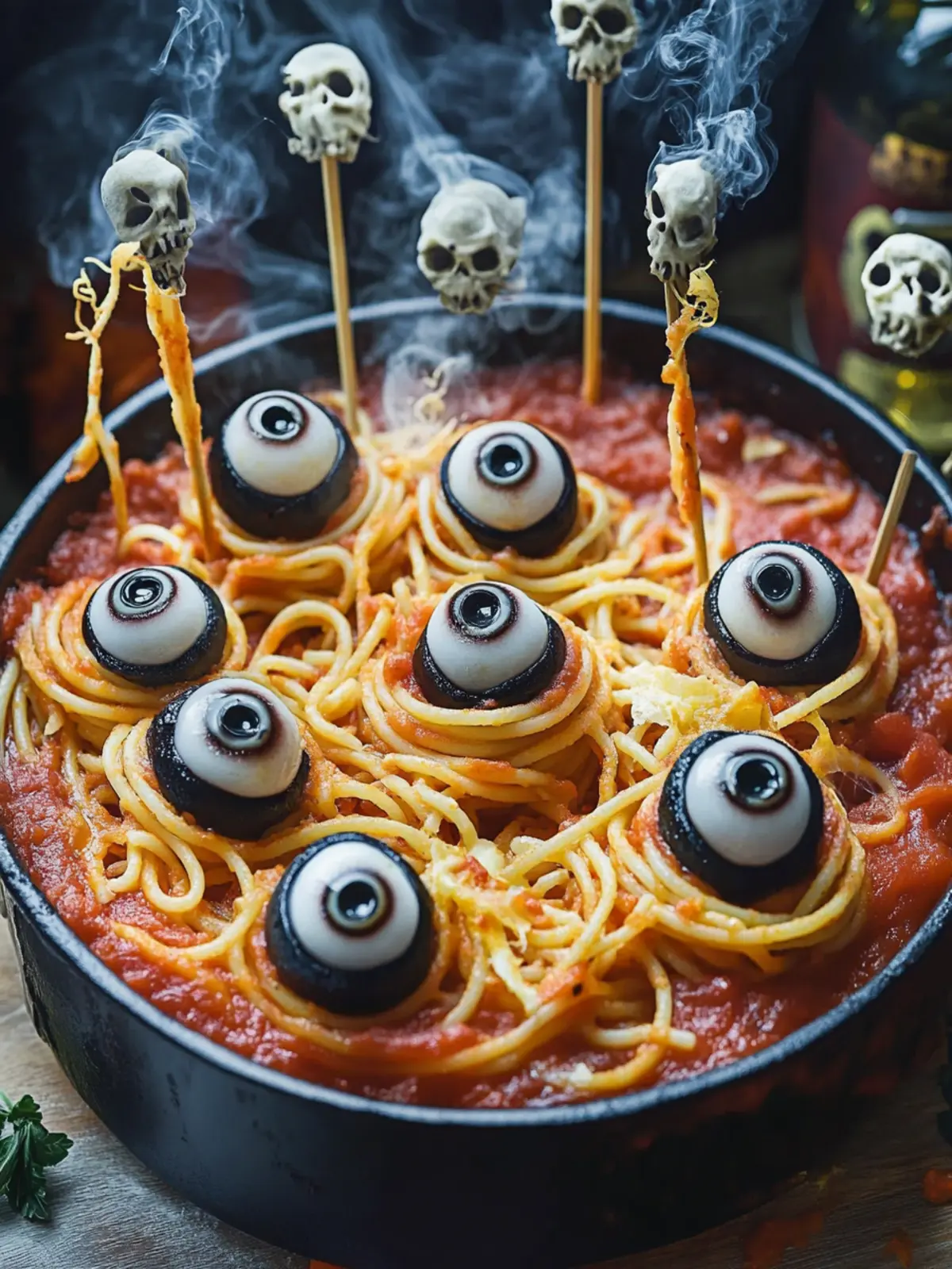 Spooky Spaghetti & Eyeballs: A Fun Family Feast! 3 Spooky Spaghetti & Eyeballs