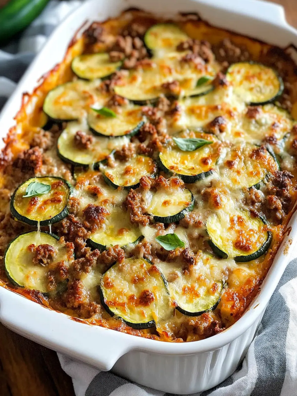 Savory Ground Beef Zucchini Bake for a Hearty Family Meal 4 Ground Beef Zucchini Bake