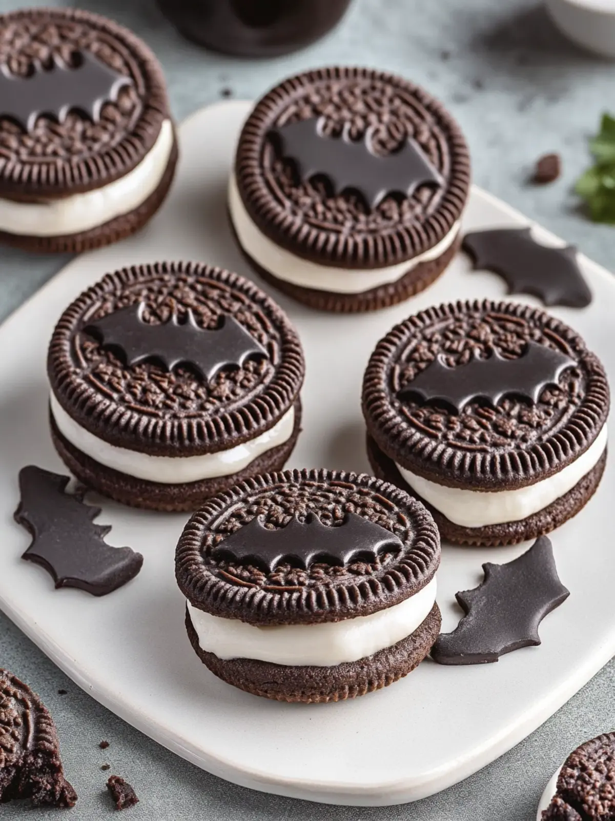 Delightful Bat Oreos to Wow Your Halloween Guests 4 Bat Oreos