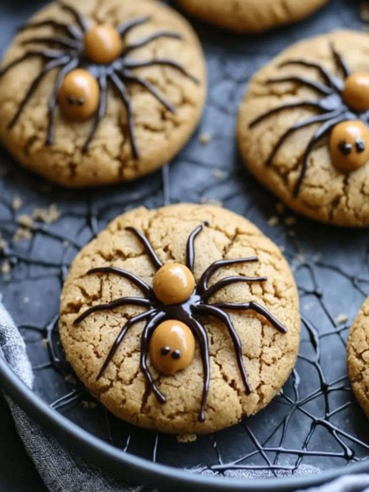 Peanut Butter Spider Cookies: Spooky Treats for Halloween Fun 2 Peanut Butter Spider Cookies