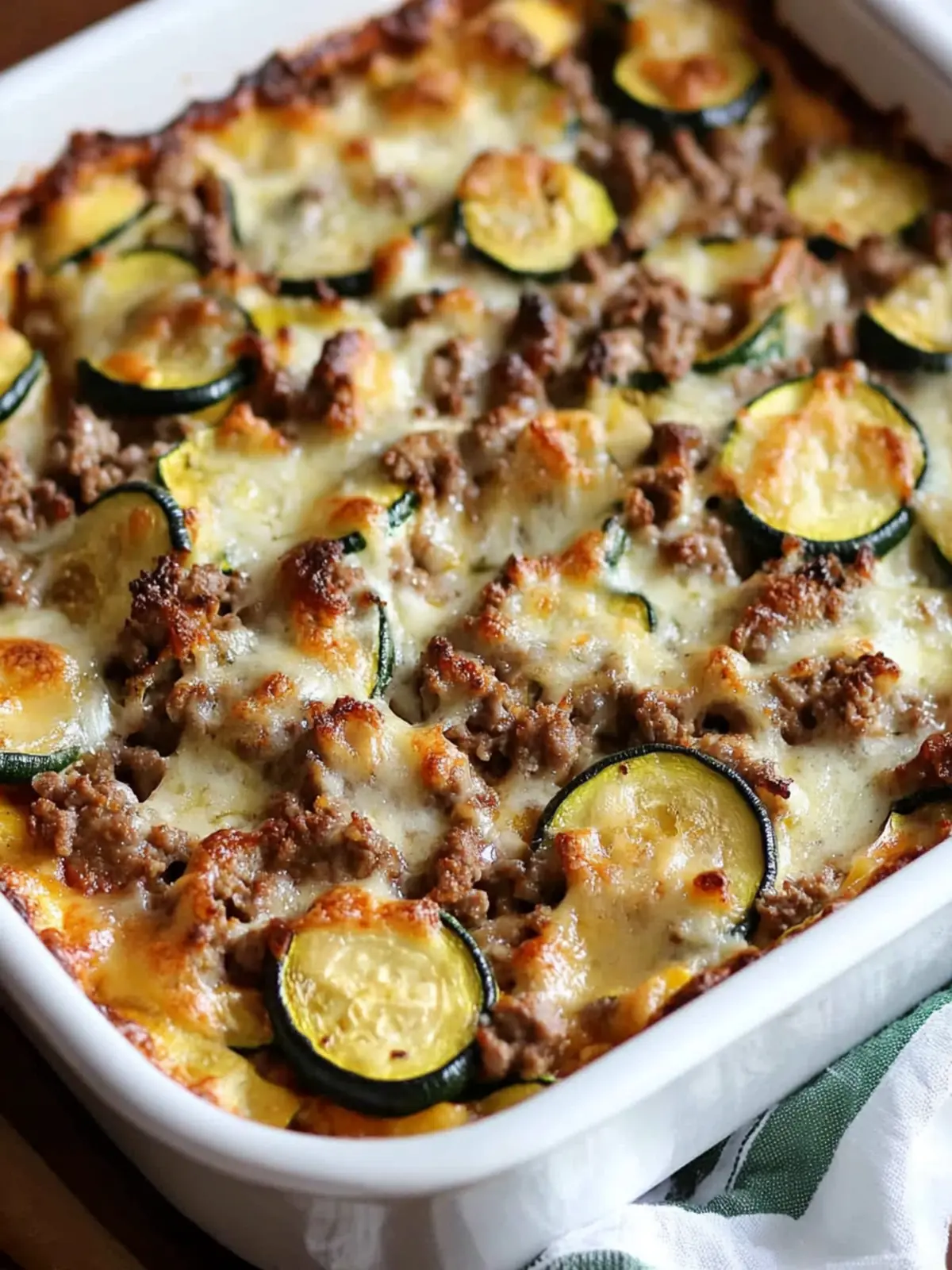 Savory Ground Beef Zucchini Bake for a Hearty Family Meal 3 Ground Beef Zucchini Bake