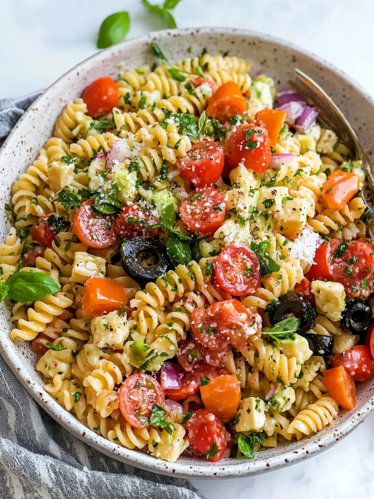 Italian Dressing Pasta Salad