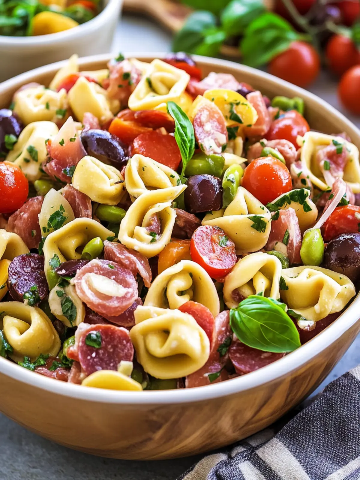Delicious Antipasto Tortellini Pasta Salad for Easy Gatherings 2 Antipasto Tortellini Pasta Salad