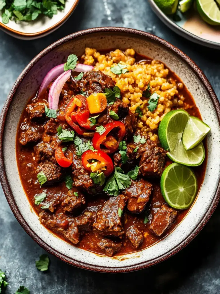 Beef Chile Colorado