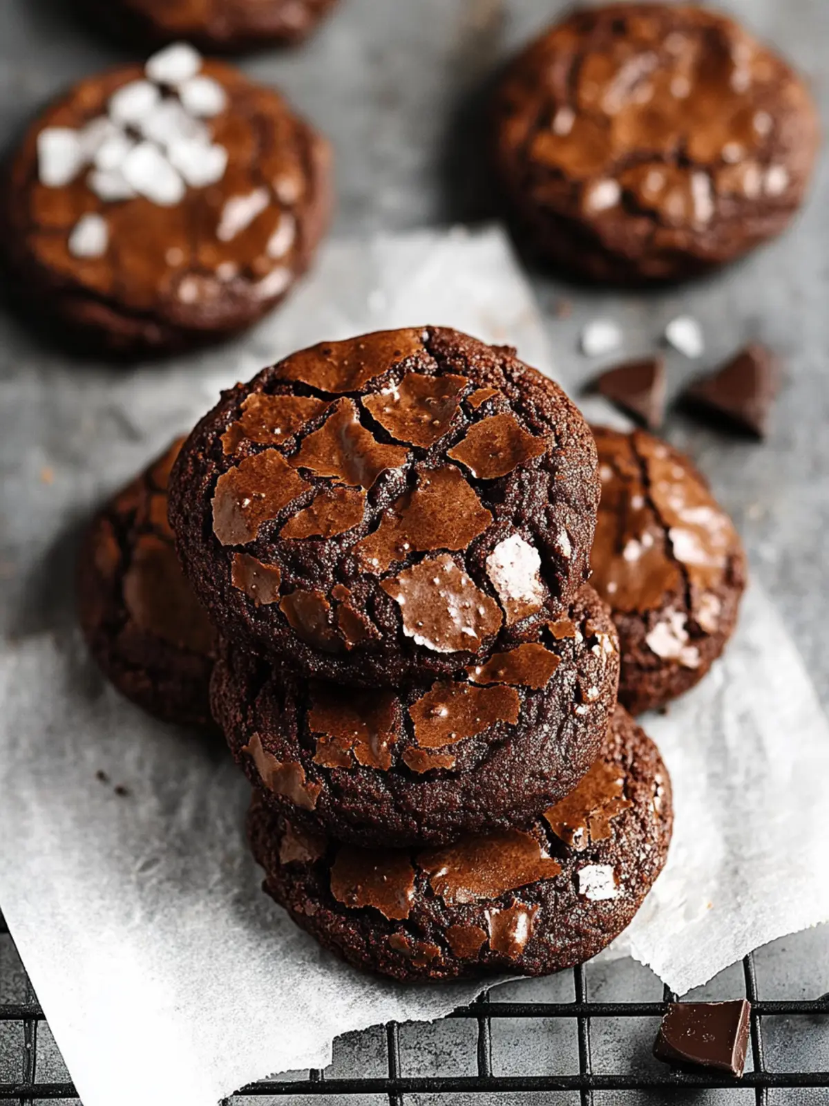 Fudgy Brownie Cookies: Dive into Pure Chocolate Bliss 3 Fudgy Brownie Cookies
