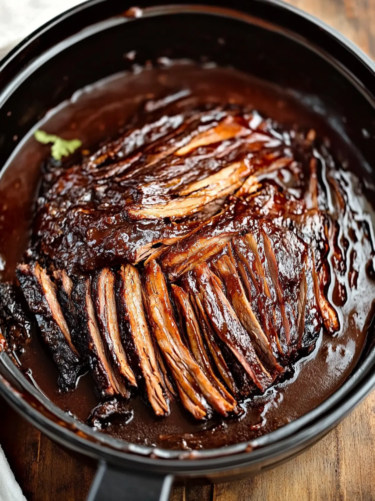 Mouthwatering Slow Cooker BBQ Beef Brisket for Easy Meals 4 Slow Cooker BBQ Beef Brisket