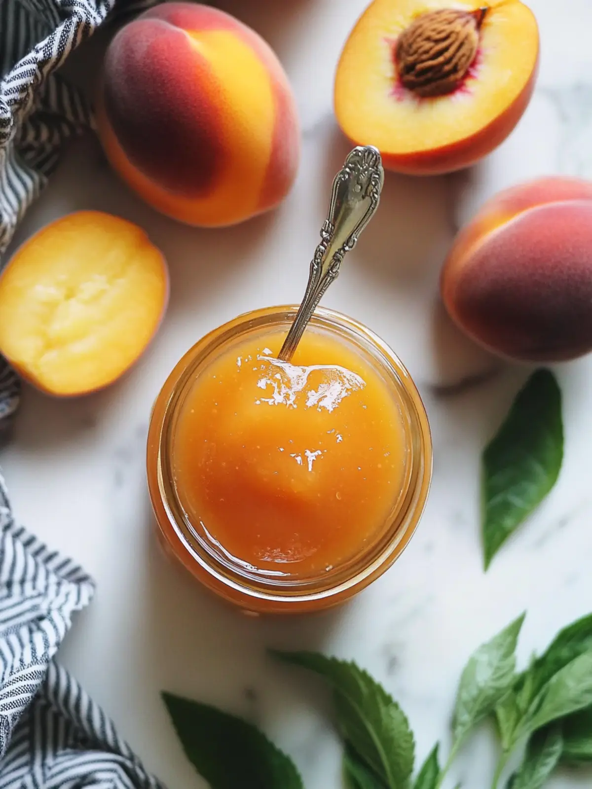 Homemade Peach Butter Delight: No Pectin, Just Pure Flavor 3 Peach Butter