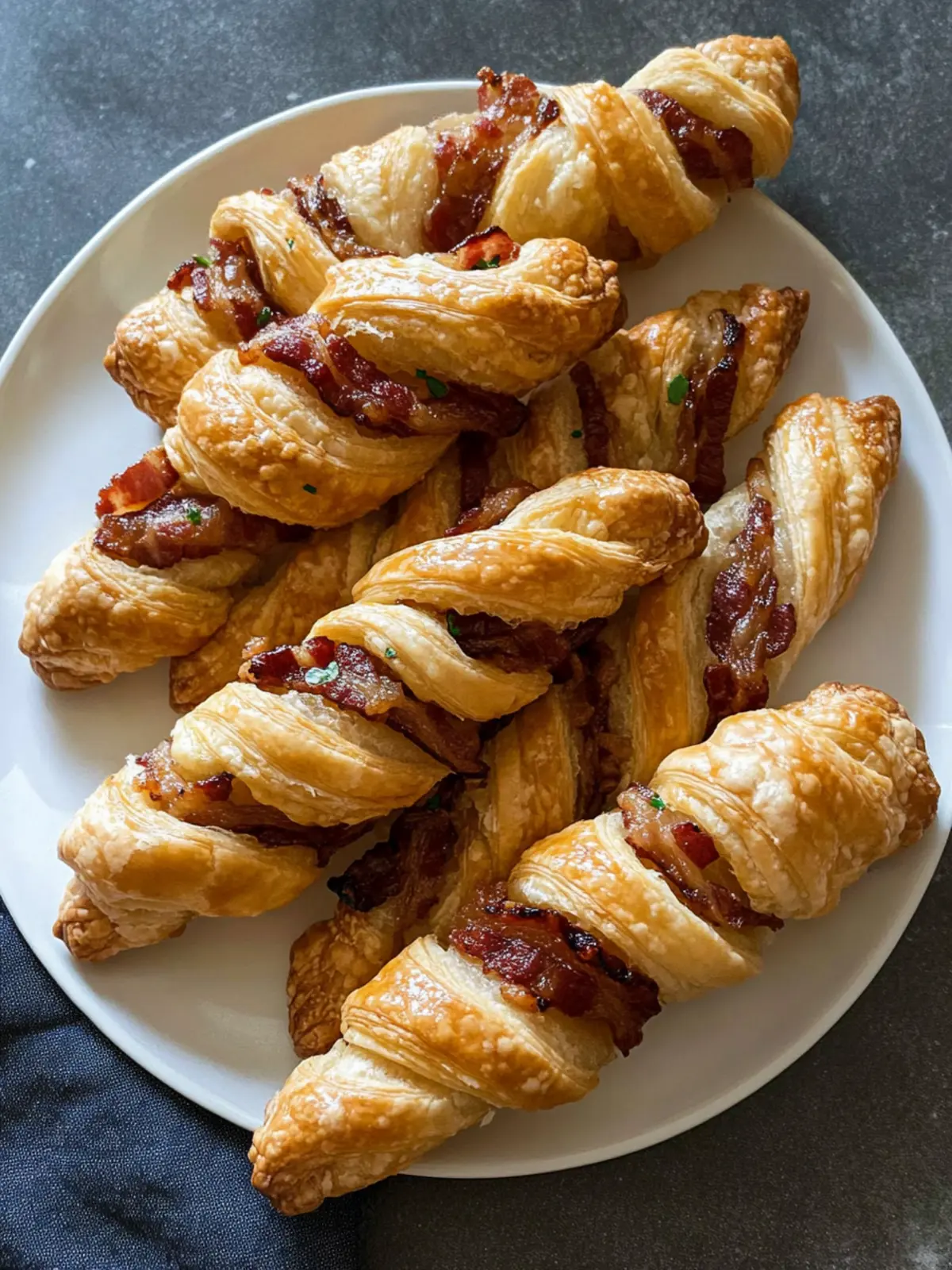 Caramelized-Onion and Bacon Puff Pastry Twists to Wow Your Guests 2 Caramelized-Onion and Bacon Puff Pastry Twists
