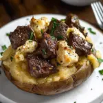 Savor Loaded Baked Potato with Steak Bites for Ultimate Comfort 41 Loaded Baked Potato with Steak Bites