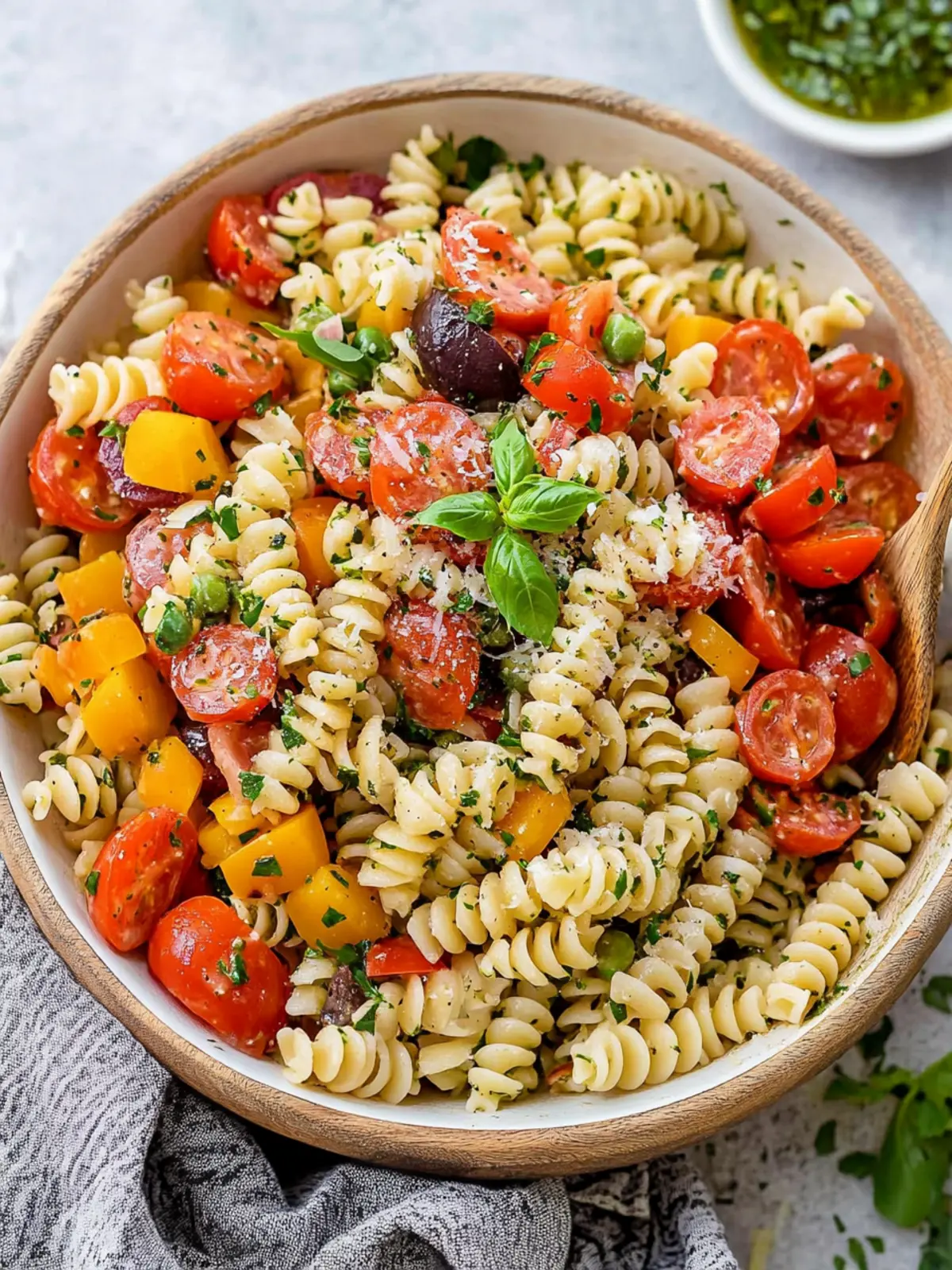 Italian Dressing Pasta Salad