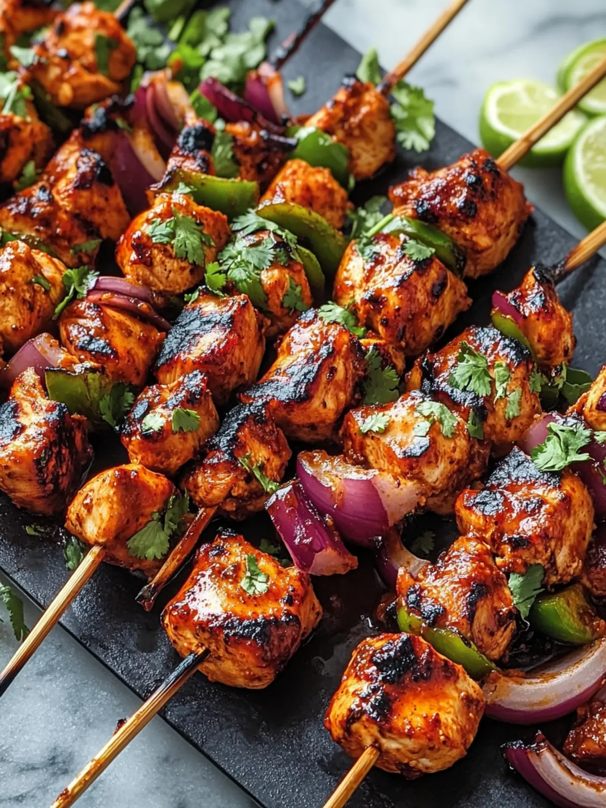 Irresistible Mexican Barbecue Chicken Skewers for Summer Fun 2 Mexican Barbecue Chicken Skewers