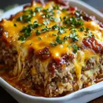 Cheesy Loaded Meatloaf Casserole: Comfort Food Redefined 6 Cheesy Loaded Meatloaf Casserole