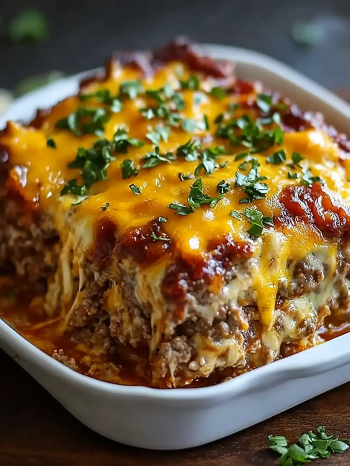 Cheesy Loaded Meatloaf Casserole: Comfort Food Redefined 5 Cheesy Loaded Meatloaf Casserole