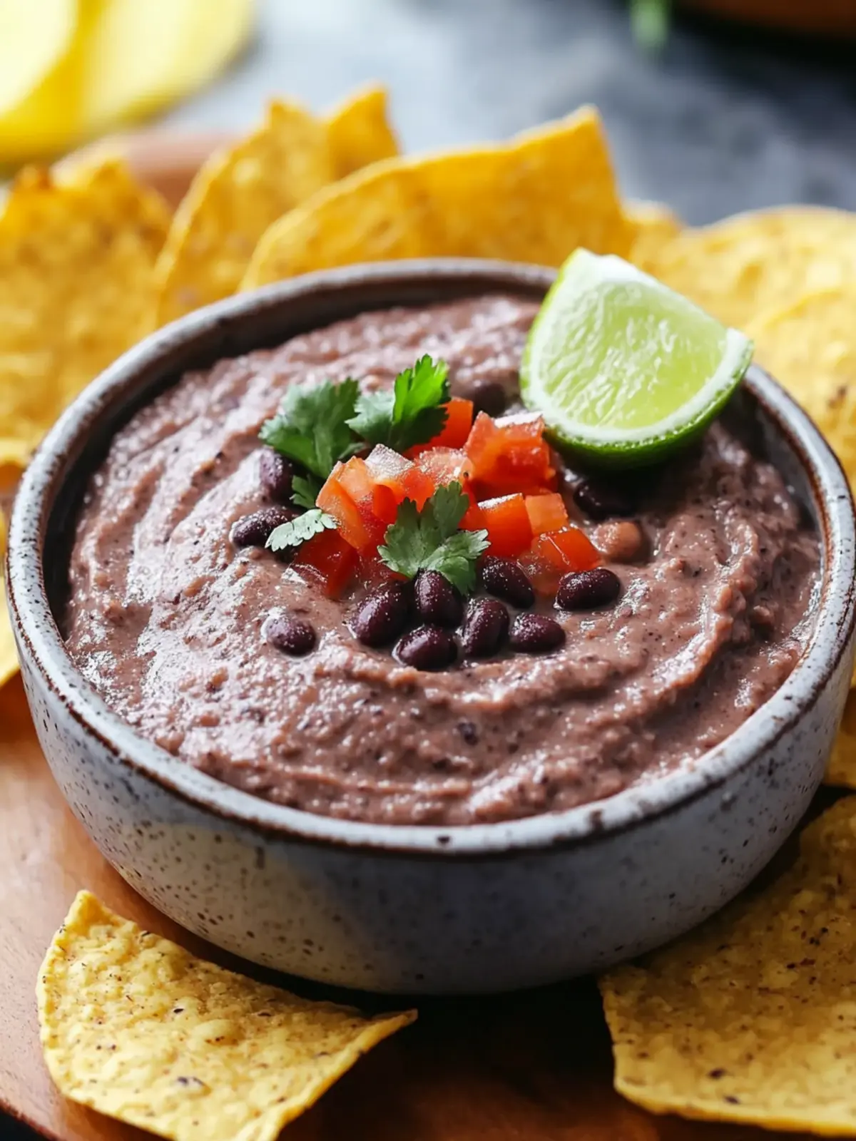 Creamy Black Bean Dip: A Flavorful Twist for Snack Time 4 Black Bean Dip