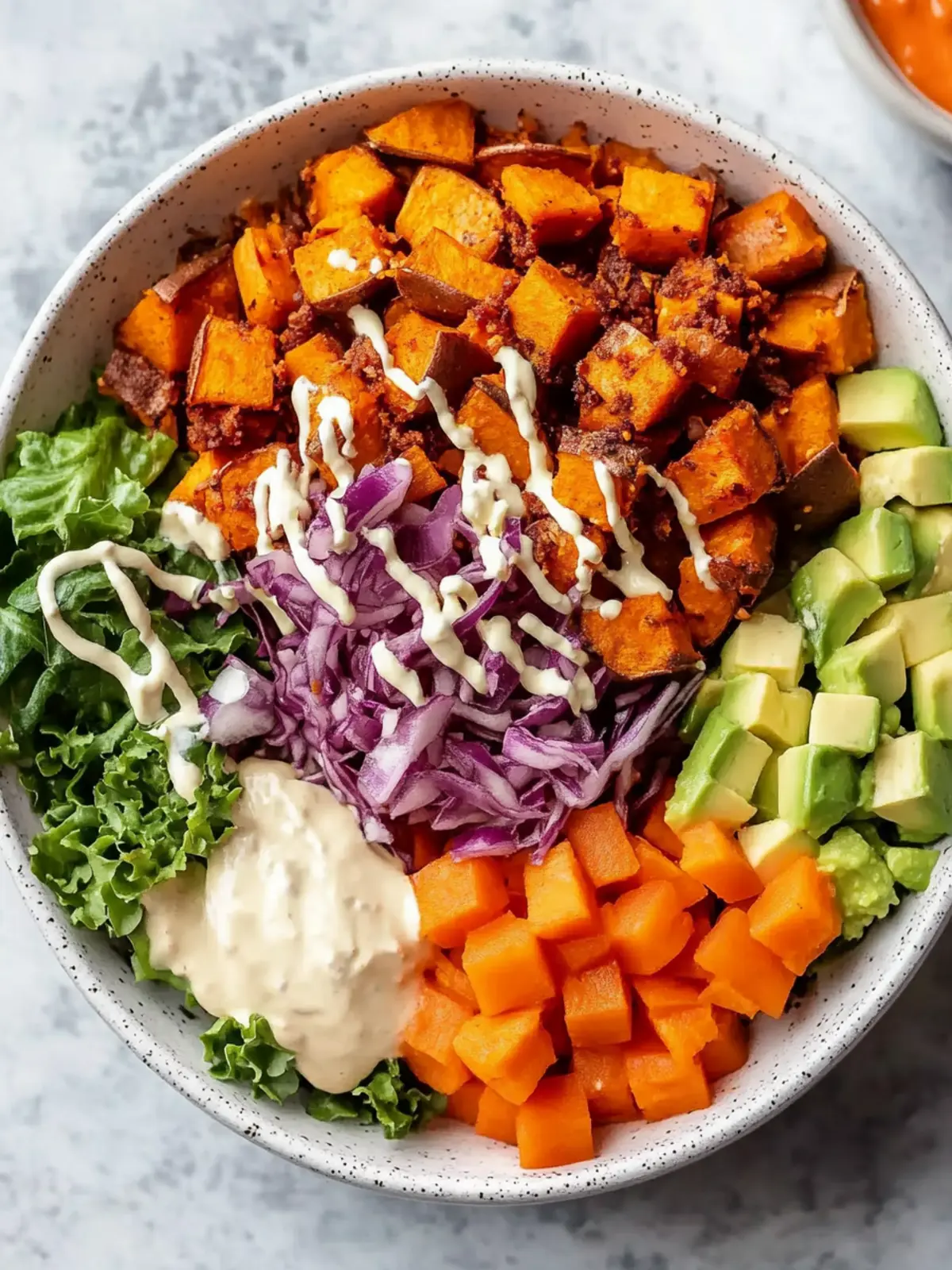 Satisfy Your Cravings with a Sweet Potato Burger Bowl 4 Sweet Potato Burger Bowl
