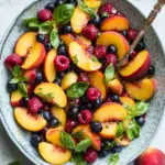 Honey Lime Basil Peach Fruit Salad for a Refreshing Twist 9 Honey Lime Basil Peach Fruit Salad
