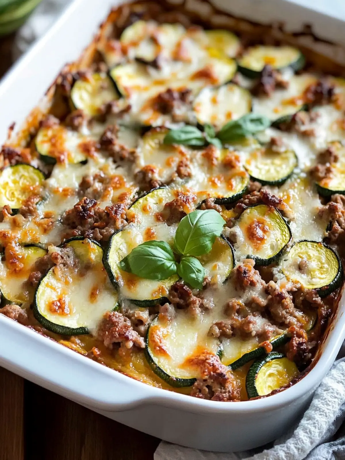 Savory Ground Beef Zucchini Bake for a Hearty Family Meal 5 Ground Beef Zucchini Bake