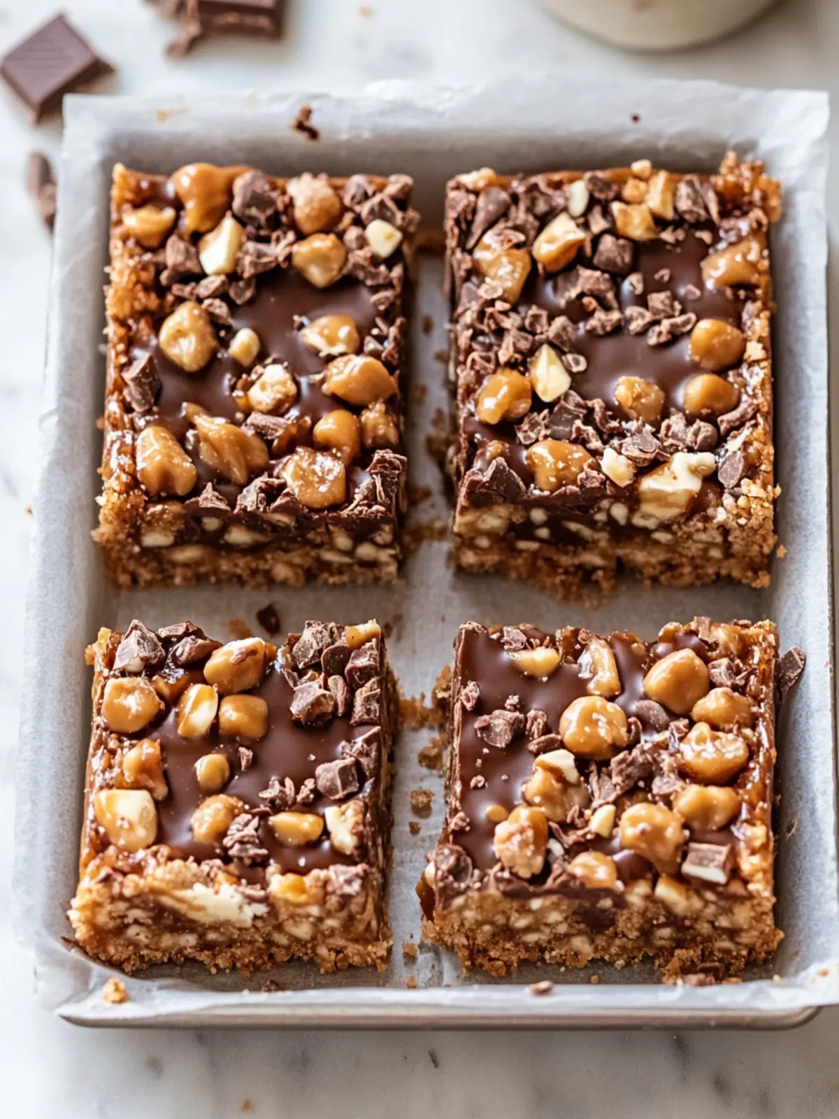 Irresistible Caramel Chocolate Crunch Bars for Any Occasion 4 Caramel Chocolate Crunch Bars