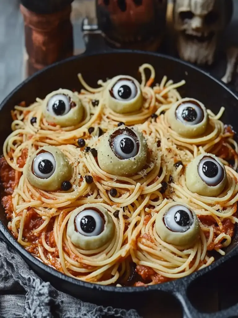 Spooky Spaghetti & Eyeballs