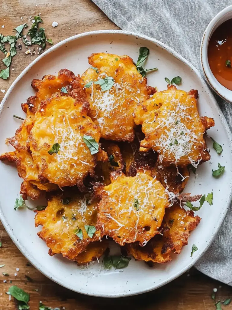 Parmesan Pumpkin Fritters