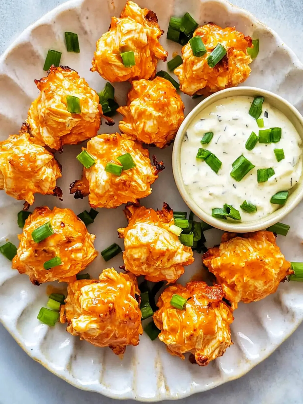 Irresistible Buffalo Chicken Bites in Crunchy Phyllo Cups 3 Buffalo Chicken Bites