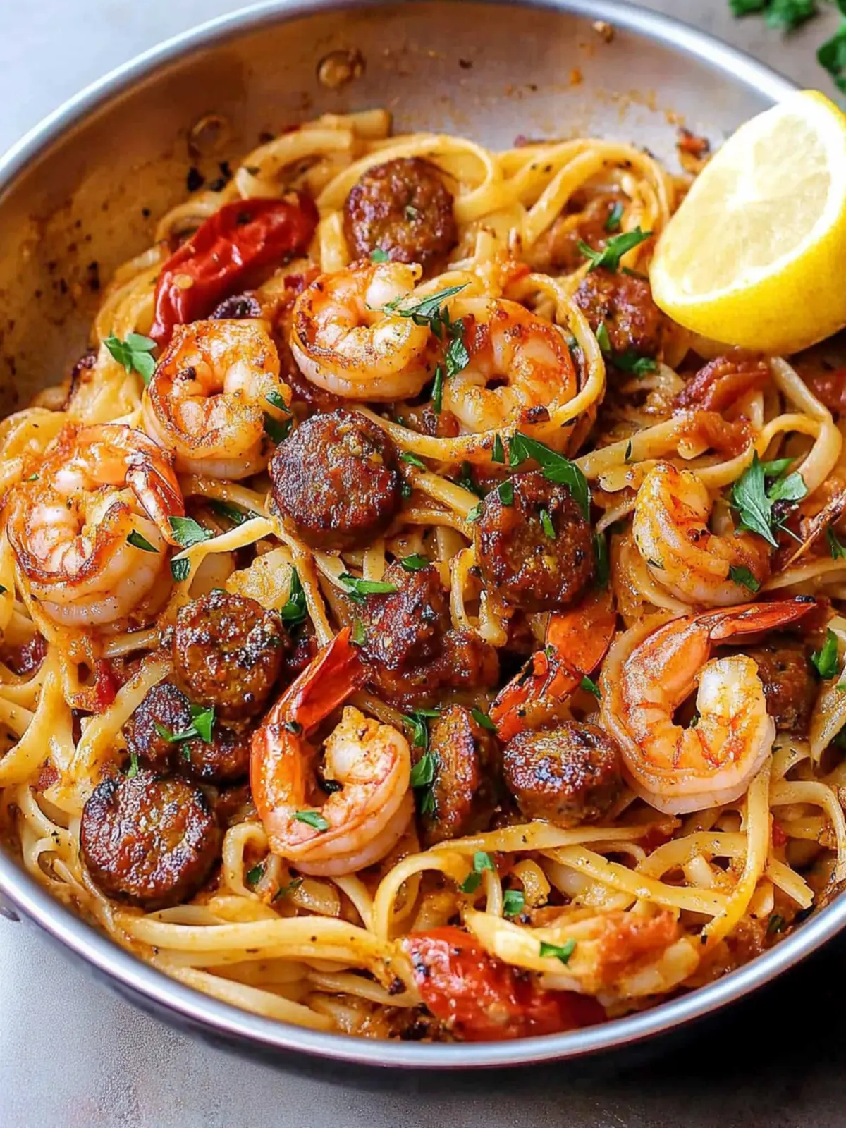 Cajun Shrimp and Sausage Pasta: A Flavor Explosion Awaits 2 Cajun Shrimp and Sausage Pasta