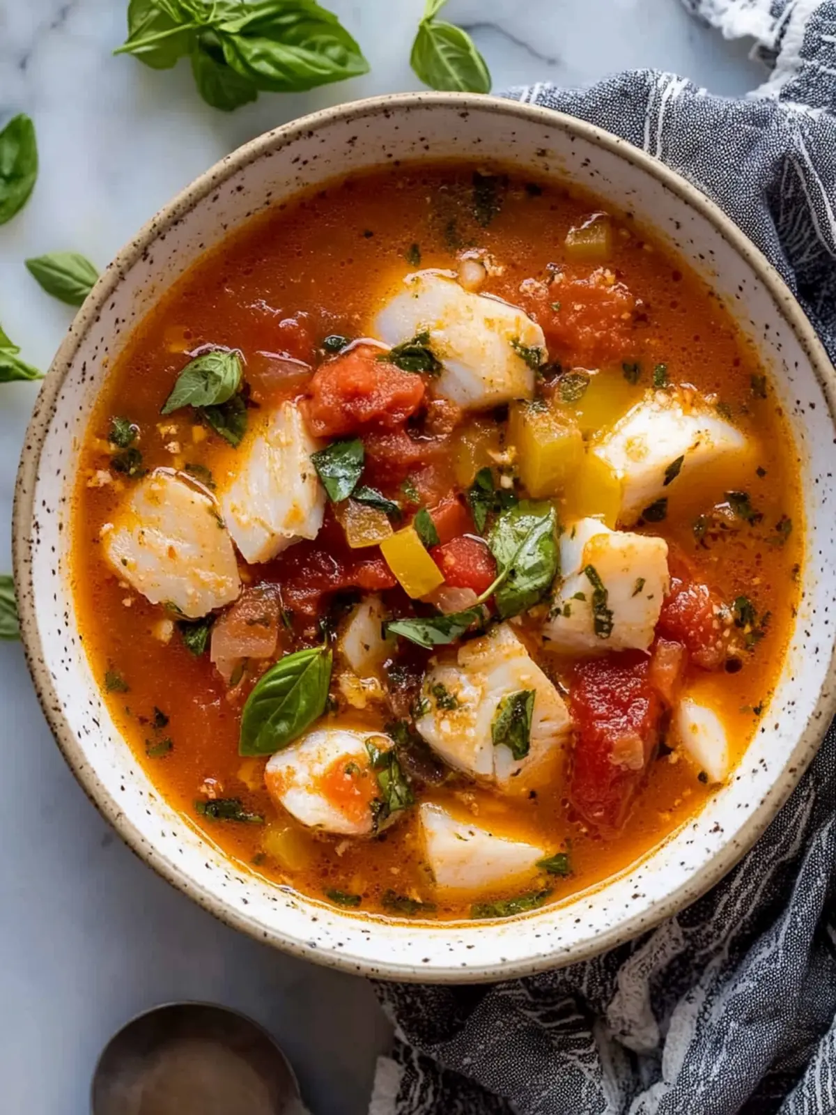 Italian Cod Fish Soup
