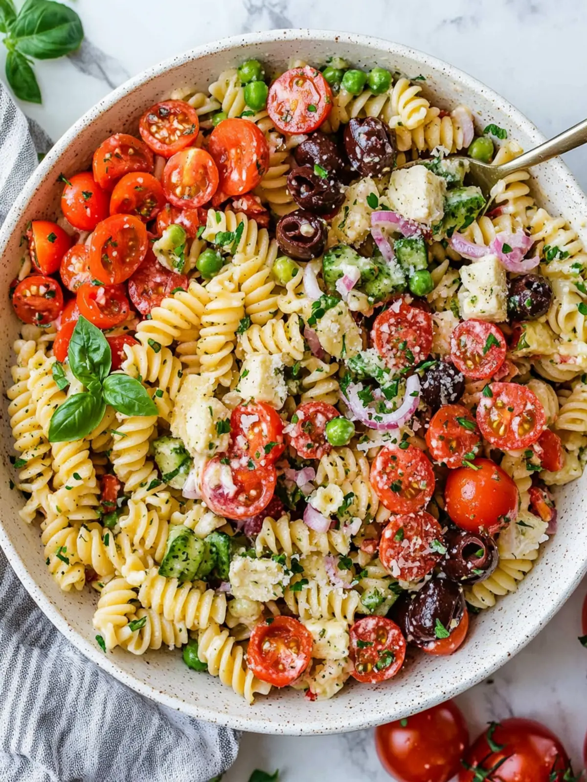 Italian Dressing Pasta Salad