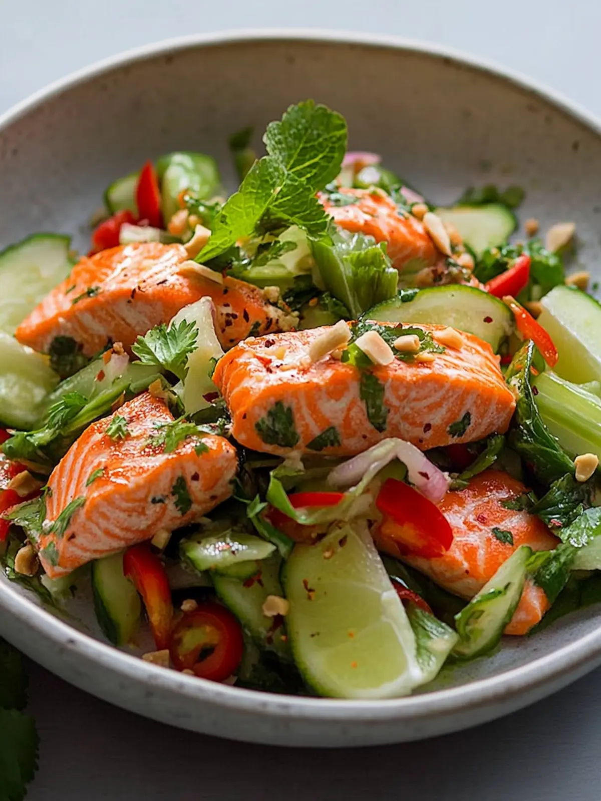Thai-style Salmon Salad