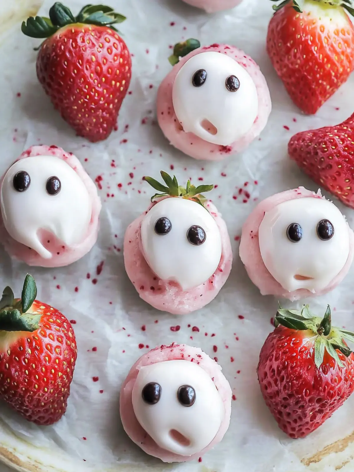 Strawberry Boo Bites