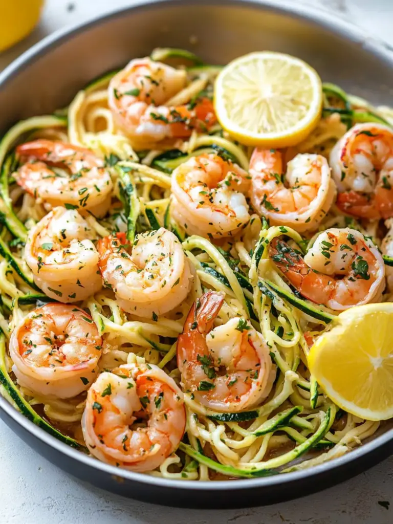 Shrimp Scampi with Zoodles