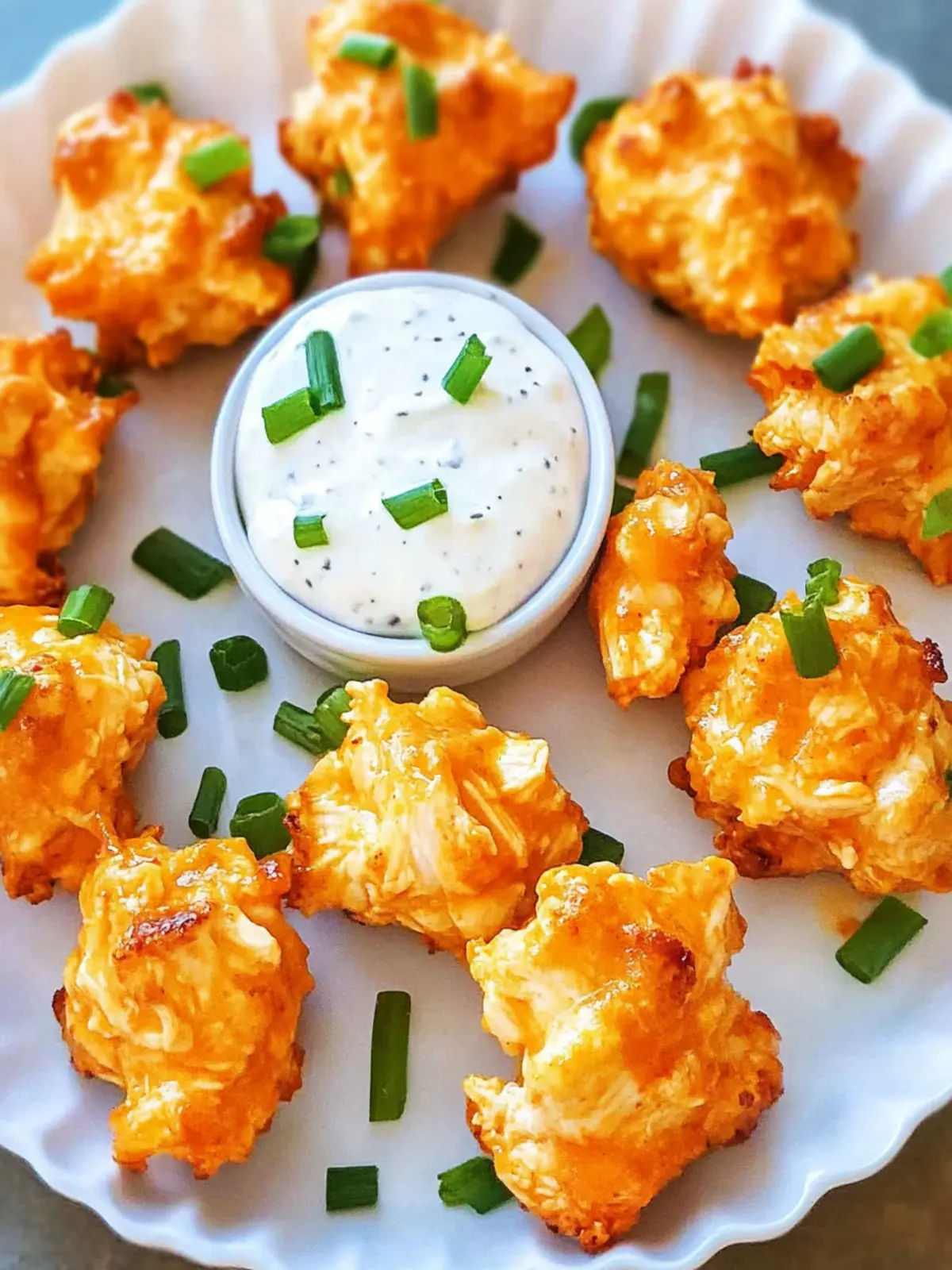 Irresistible Buffalo Chicken Bites in Crunchy Phyllo Cups 2 Buffalo Chicken Bites
