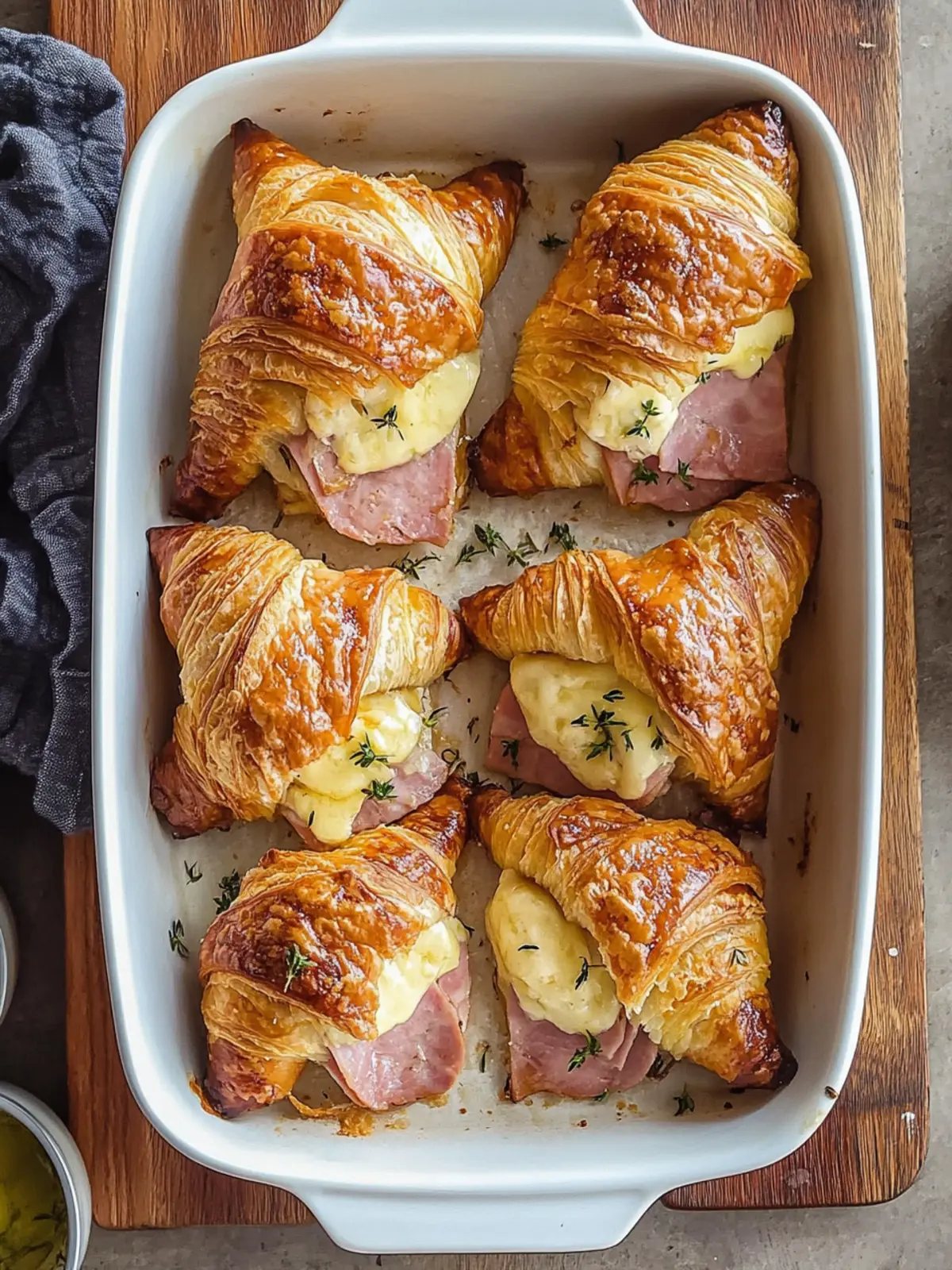 Irresistible Baked Ham and Cheese Croissants Made Easy 2 Baked Ham and Cheese Croissants