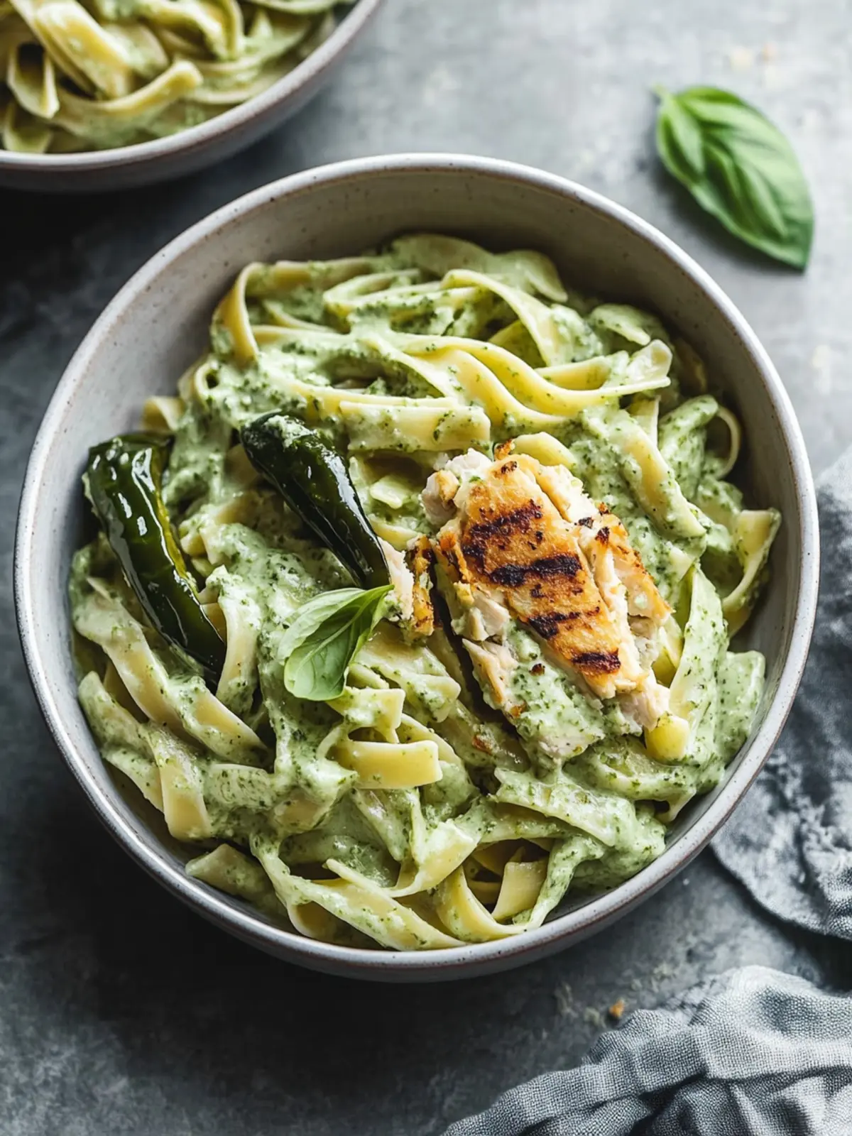 Creamy Roasted Poblano Pasta